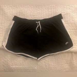 Nike Women's Athletic Shorts in Black and White